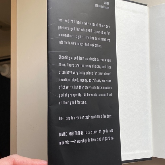 🌻Divine Misfortune Hardcover Book - Picture 2 of 5